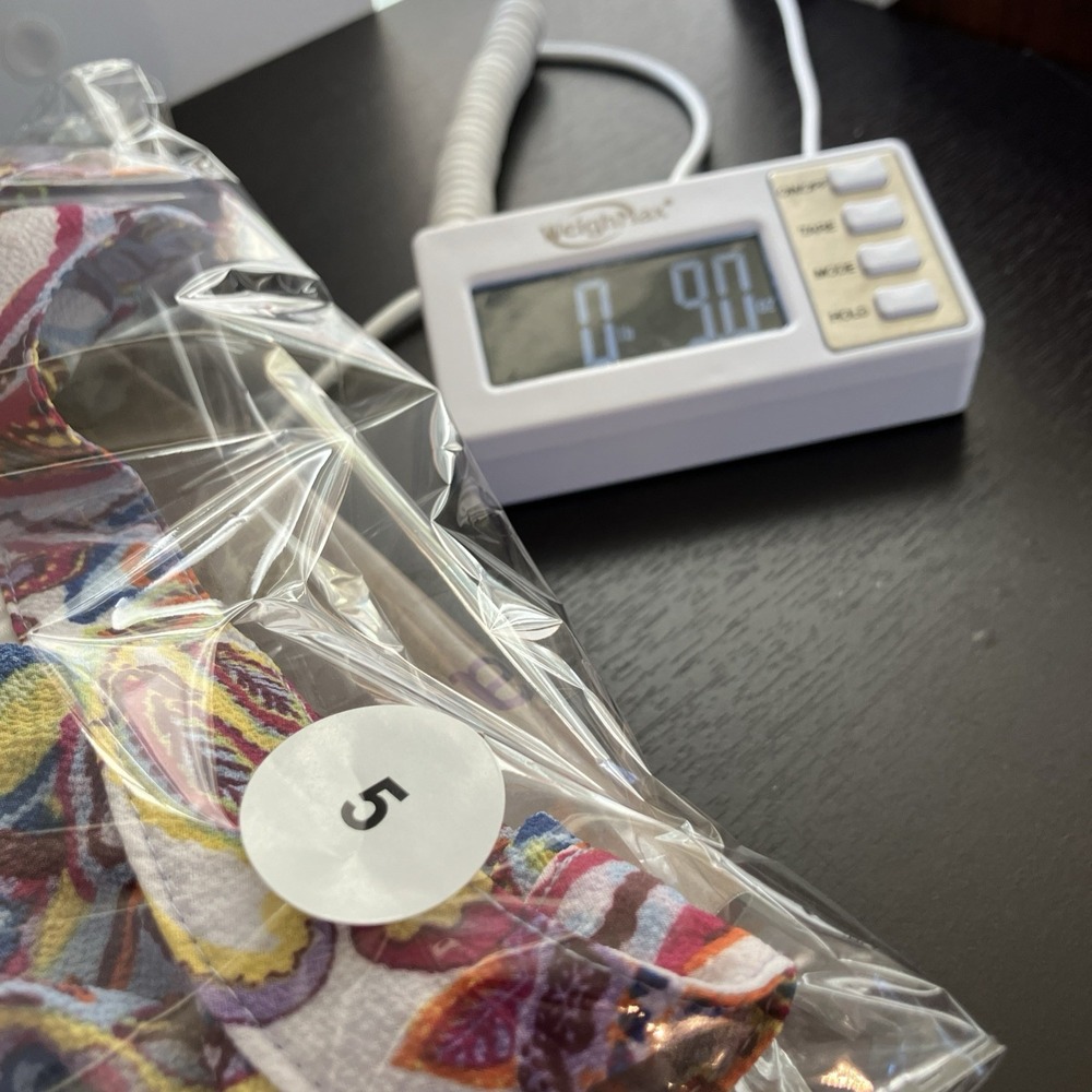 Fig And Flower Blouse Women's 2X Boho‎ Peasant Paisley Artsy Tunic Top Roll Tab - Picture 11 of 11